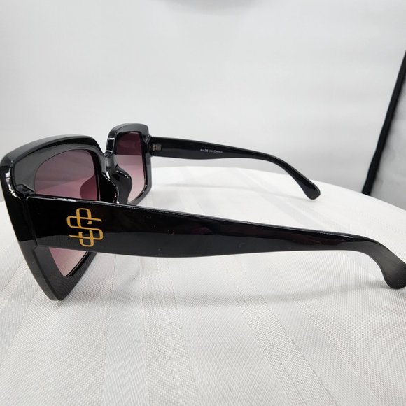 SIMPLY SOUTHERN Black Square Frame Sunglasses Sunnies 9014 NWT - Picture 4 of 8